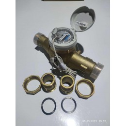 Водосчетчик ZENNER DN32 с имп. выходом (10л/имп) в сборе
