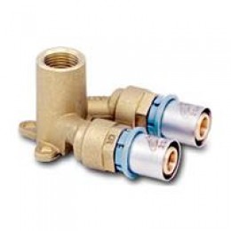 Двойной настенный переходник D16x1/2